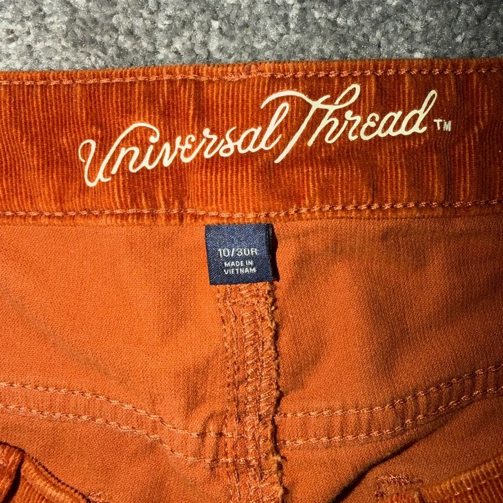 Universal Thread Women's Corduroy Pants - Burnt Orange - Picture 3 of 5